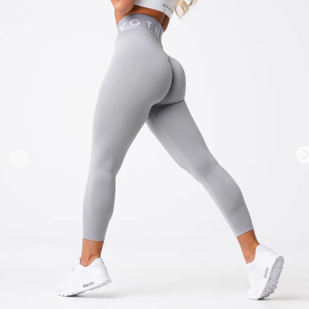 NVGTN Light Grey Sport Seamless Leggings